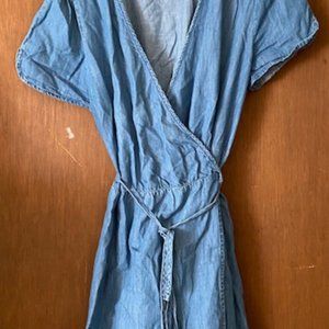 Madewell Denim Wrap Dress